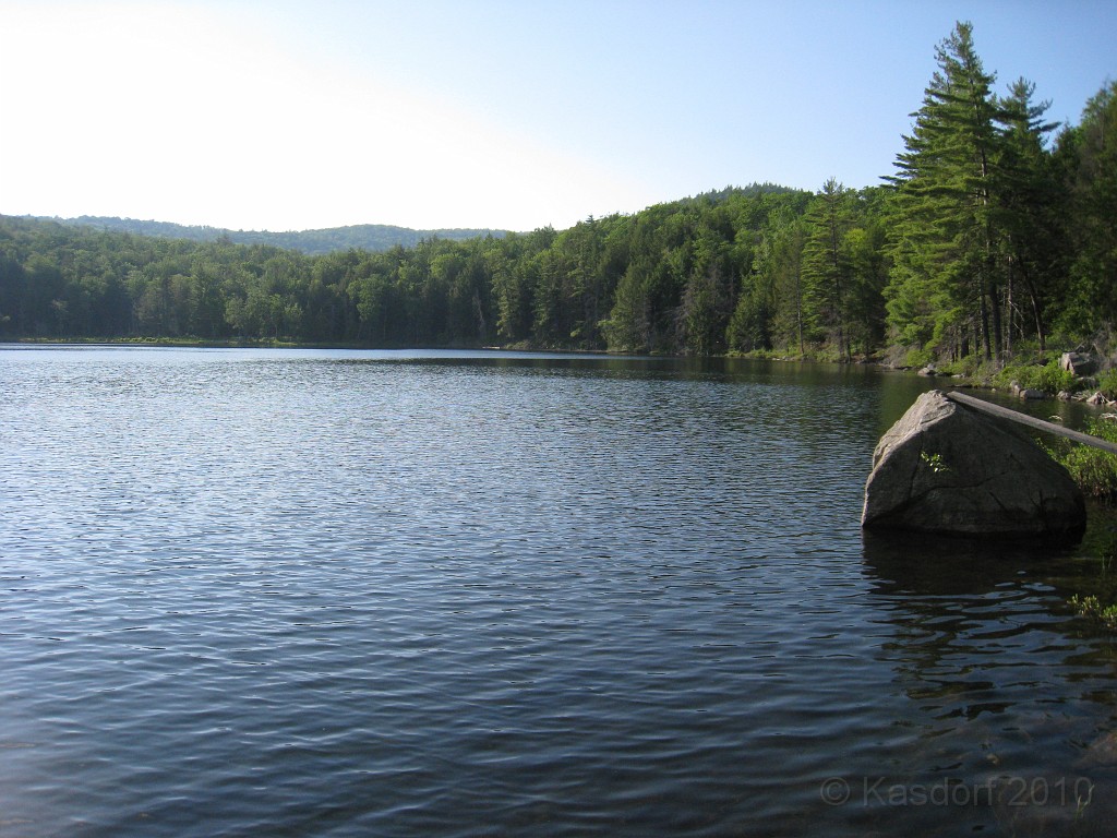Elwell Trail NH 2010 295.jpg - The Elwell Trail North of Bristol NH, runs along Newfound Lake. The trail goes to Little and Big Sugarloaf mountains. Supposedly it also connects to Mt Cardigan. May 2010.